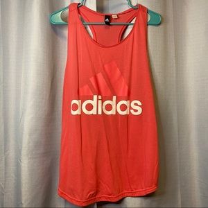 Adidas | Pink Tank Top Muscle Tee Women’s Size L